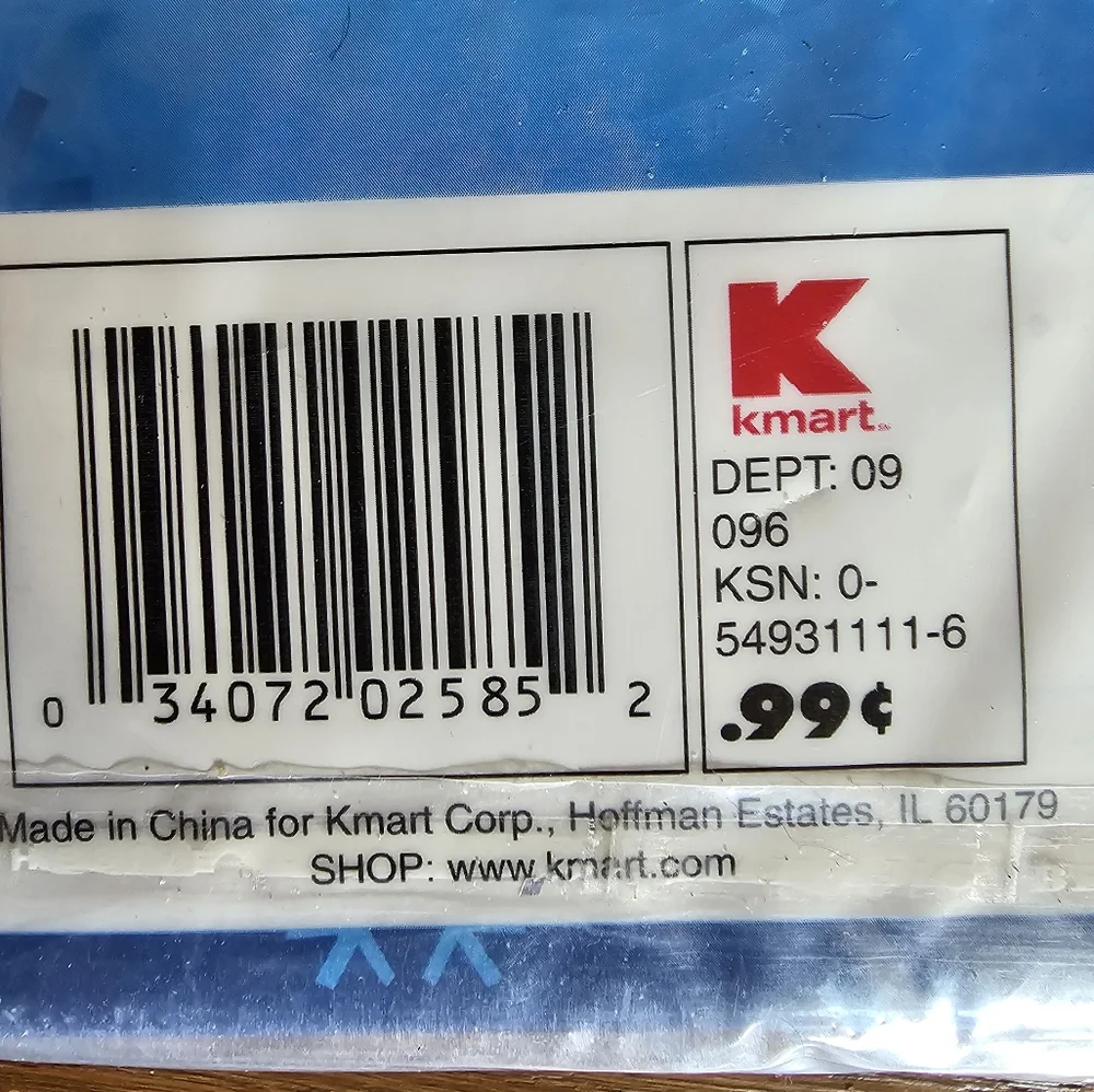 Kmart vintage silver